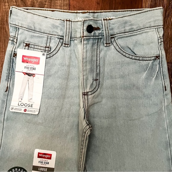 Wrangler Five Star Premium Boys Loose Fit Jeans | 6 R - Picture 9 of 10